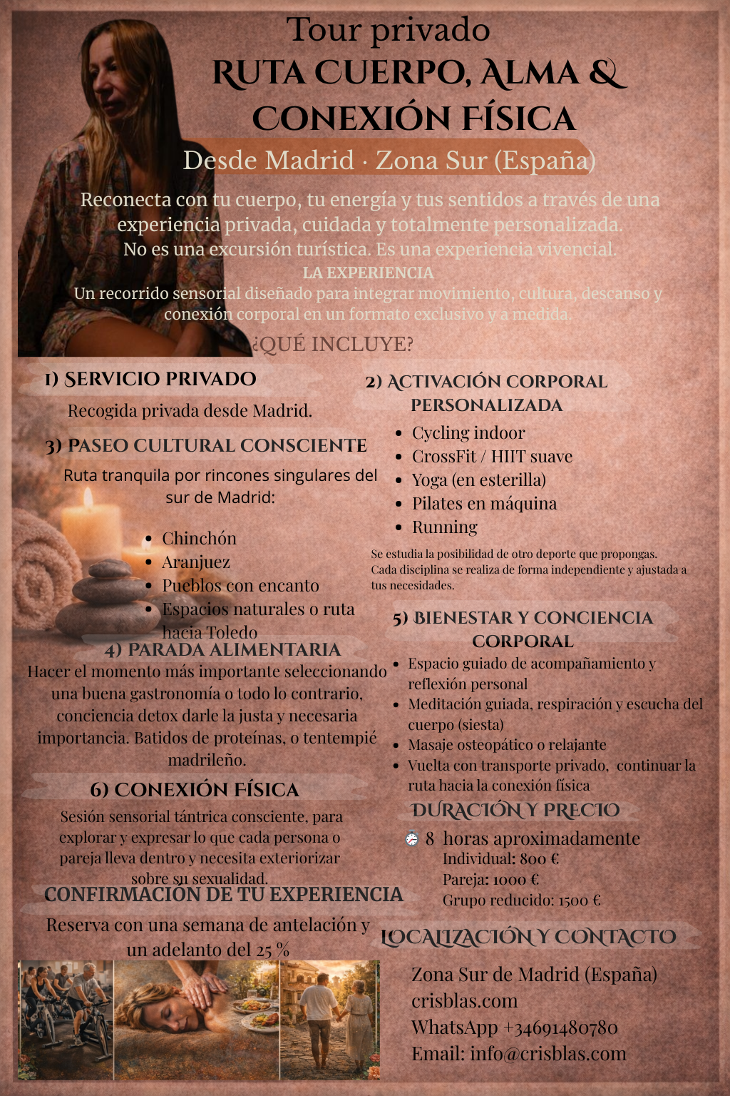 Discover the Body Soul Physical Connection Route: a private and personalized experience to reconnect with your body and energy.